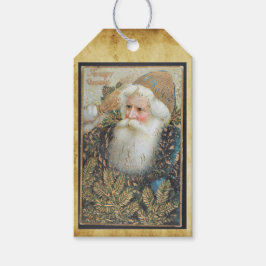 Etiqueta Para Presente Vintage Santa Claus