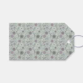 Etiqueta Para Presente Vintage Snow