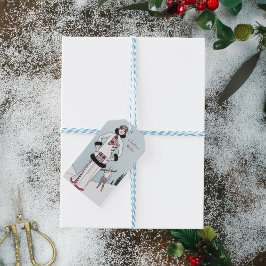 Etiqueta Para Presente Vintage Snow Queen Christmas