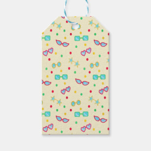 Etiqueta Para Presente Vintage Summer Sunglass Bolinhas