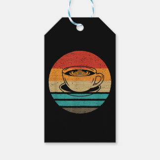 Etiqueta Para Presente Vintagem do Estilo de Retro Café