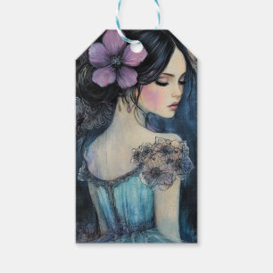 Etiqueta Para Presente Violet Dreams Watercolor