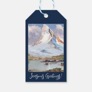 Etiqueta Para Presente Vista do Matterhorn