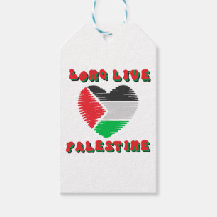 Etiqueta Para Presente Viva a Palestina