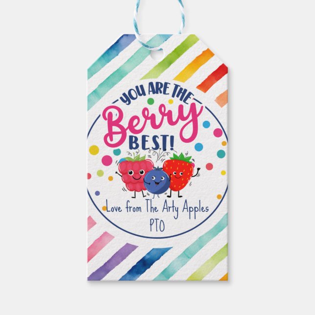 Etiqueta Para Presente Você é a melhor baga (Frente)