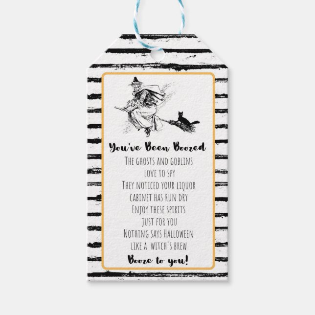 Etiqueta Para Presente Você foi bozinhada (Frente)