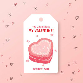 Etiqueta Para Presente Você Leva a Torta Etiqueta de Presente de Dia dos 