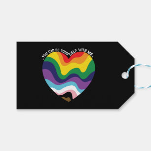 Etiqueta Para Presente Você Pode Ser Você Mesmo Comigo LGBT Transgênero G