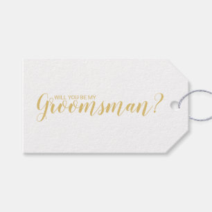 Etiqueta Para Presente Você Será Meu Padrinho de casamento? Script mode