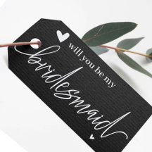 Você Será Minha Dama de Honra? Tag de Proposta