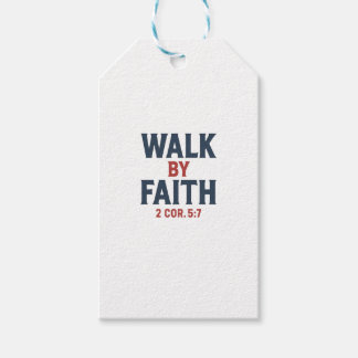 Etiqueta Para Presente Walk By Faith 