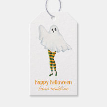 Watercolor Na moda Fashion Ghost Halloween