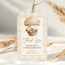 Etiqueta Para Presente We Can Bearly Wait Baby Shower Thank You Favor