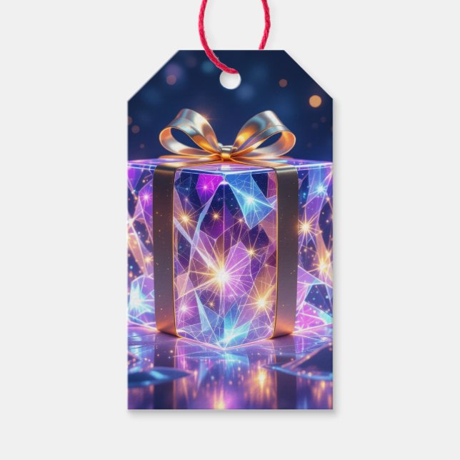 Etiqueta Para Presente „Weihnachtliche Harmonie“ (Frente)