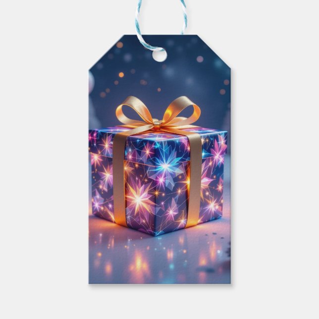 Etiqueta Para Presente „Weihnachtliche Harmonie“ (Frente)