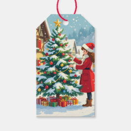 Etiqueta Para Presente „Weihnachtliche Harmonie“