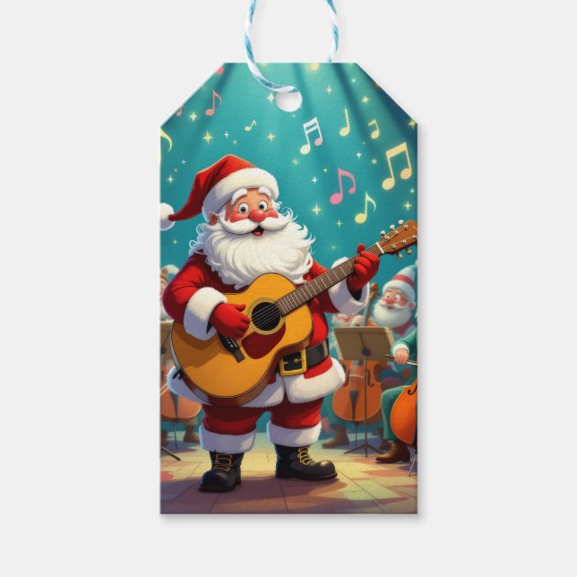 Etiqueta Para Presente „Weihnachtliche Harmonie“ (Frente)