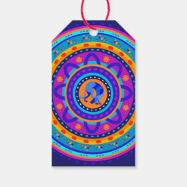 Etiqueta Para Presente Weimaraner & Bunnies