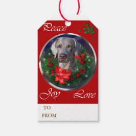Etiqueta Para Presente Weimaraner Lovers Natal