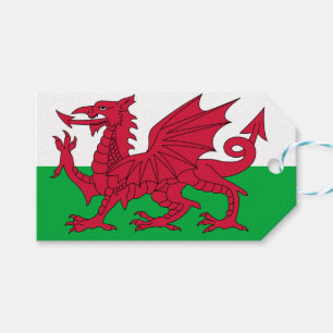 Etiqueta Para Presente Welsh Flag