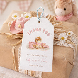 Etiqueta Para Presente Western Little Cowgirl Baby Shower Thank You Gift