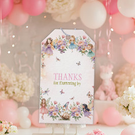 Etiqueta Para Presente Whimsical fairy garden 1st birthday