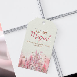 Etiqueta Para Presente Whimsical Winter Princess Fairytale Primeiro Anive