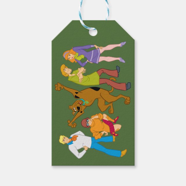 Etiqueta Para Presente Whole Gang 16 Mystery Inc (Frente)