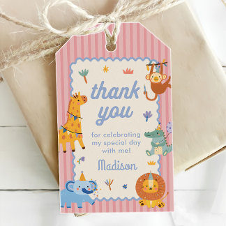 Etiqueta Para Presente Wild One Cute Safari Animals 1st Birthday