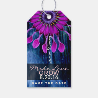 Etiqueta Para Presente Wildflower Save the Date Tags