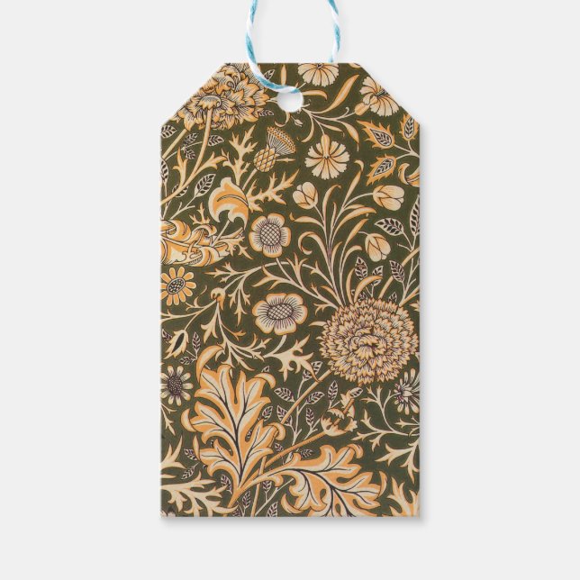 Etiqueta Para Presente William Morris Cherwell Wallpaper Pattern (Frente)