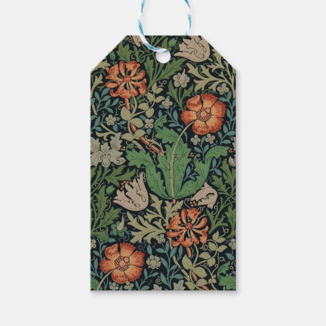 Etiqueta Para Presente William Morris Compton Wallpaper Classic (Frente)