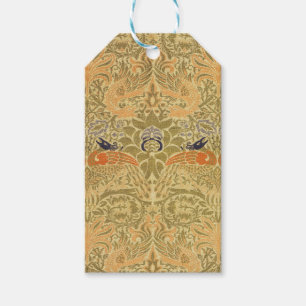 Etiqueta Para Presente William Morris Peacock Dragon Artesanato Vintage