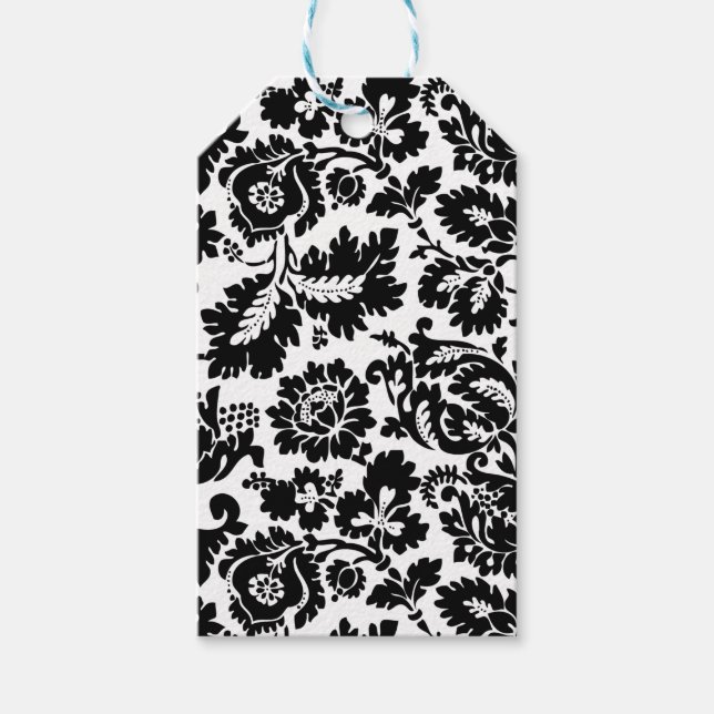 Etiqueta Para Presente William Morris Venetian Damask Brocade (Frente)