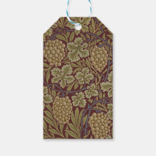 Etiqueta Para Presente William Morris Vine Vintage Papel de Wallpaper Flo