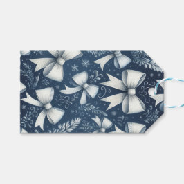 Etiqueta Para Presente Winter Bows