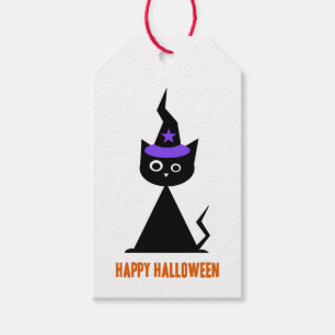 Etiqueta Para Presente Witchy +{ halloween }+ Cat