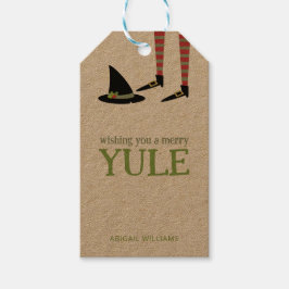 Etiqueta Para Presente Witchy Yule