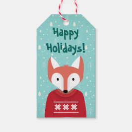 Etiqueta Para Presente Woodland Christmas