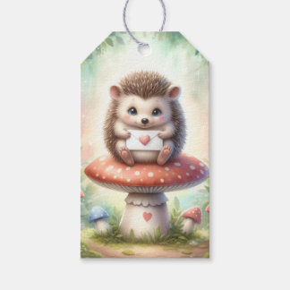 Etiqueta Para Presente Woodland Hedgehog Gift Tag