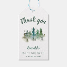 Woodland Watercolor Baby Shower