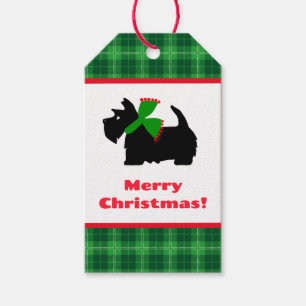 Etiqueta Para Presente Xadrez Scotty Dog Merry Christmas Gifes Ideias