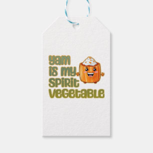 Etiqueta Para Presente Yam É Meu Espírito Vegetal Clássico