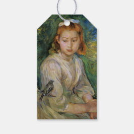 Etiqueta Para Presente Young Girl With a Bird (por Berthe Morisot)