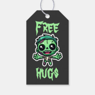 Etiqueta Para Presente Zombie engraçado