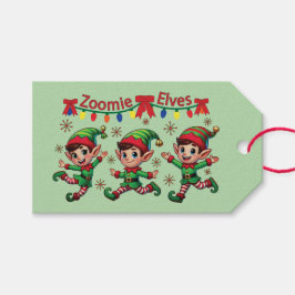 Etiqueta Para Presente Zoomie Elves Natal