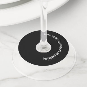 ETIQUETA PARA TAÇA DE VINHO 