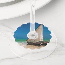 Barcos de pesca tradicionais na praia