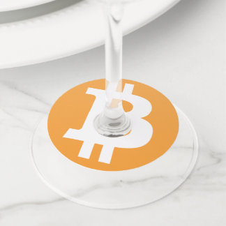 Etiqueta Para Taça De Vinho Bitcoin