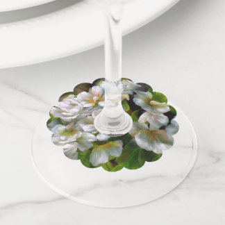 Etiqueta Para Taça De Vinho Blossomas de Maçã